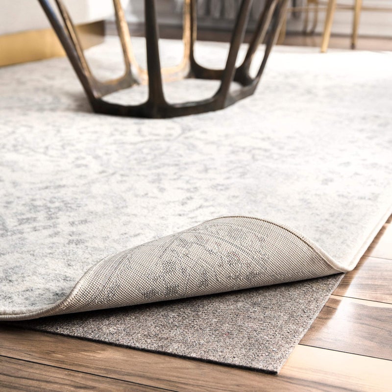 nuLOOM 5' x 8' Premium Eco-Friendly Felt Rug Pad, 1/8 " Thick Low Profile, Non-Slip Backing, Customizable Size, Hardwood, Carpet, Tile, Vinyl, Linoleum, Made in USA, 100% Recycled Materials - Image 1